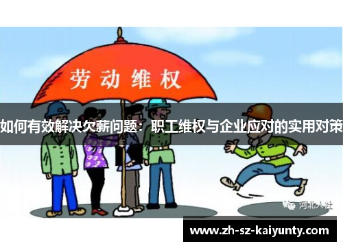 如何有效解决欠薪问题：职工维权与企业应对的实用对策